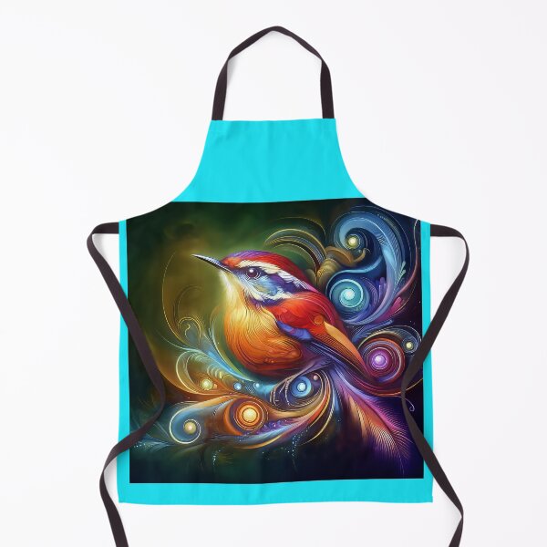 Item preview, Colorful Artistic Drawing of a Wren in Mystic Style designed and sold by CattyCornerPOD.