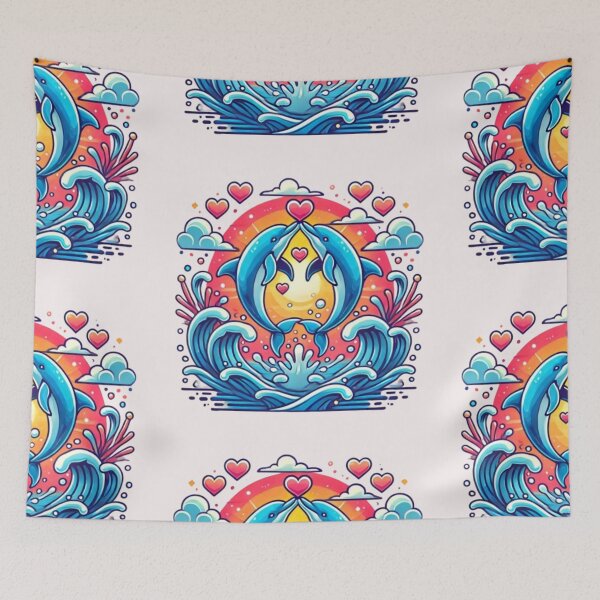 Item preview, Wildlife Dolphin Romance Moments designed and sold by WildVista.