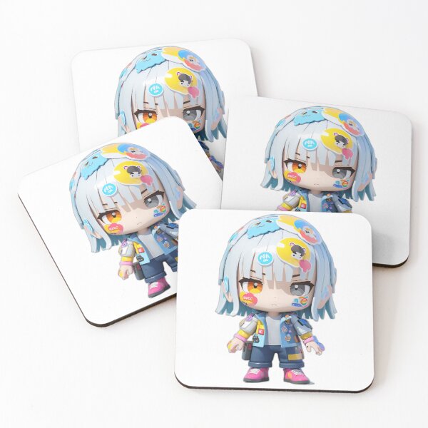 Item preview, Colorful Kawaii Chibi Character with Stickers designed and sold by Wannaprasert.