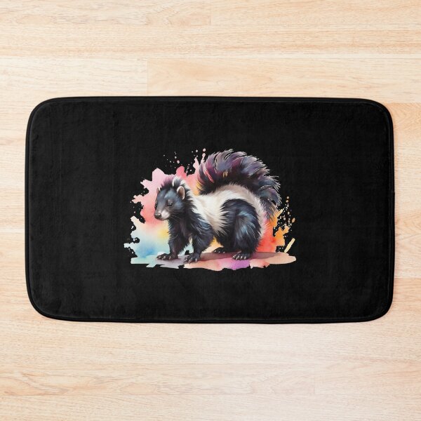 Item preview, A skunk as a digital watercolor designed and sold by Rose Design & Photos.