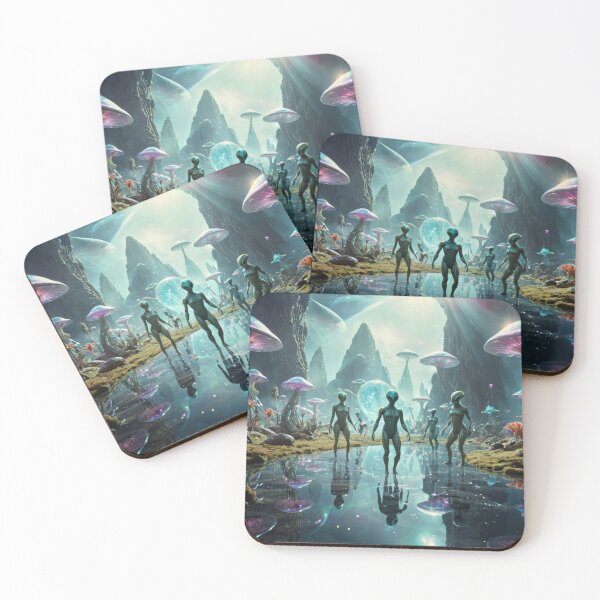 Item preview, alien world fantasy landscape designed and sold by dimitrisbar.