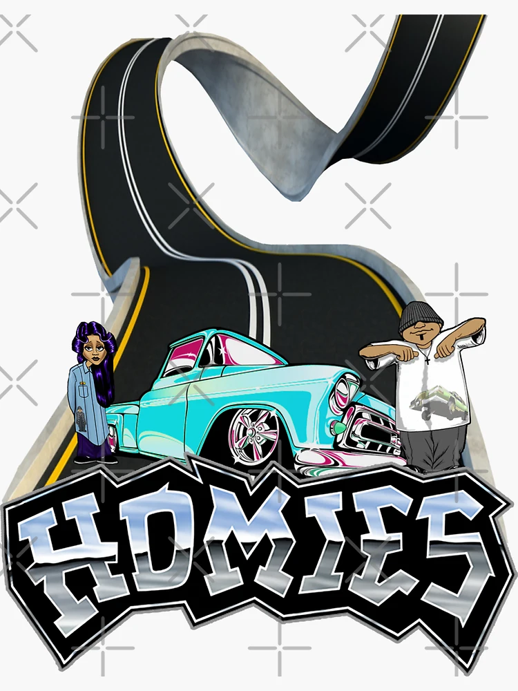 Lowrider 90s Homies Old School Chicano