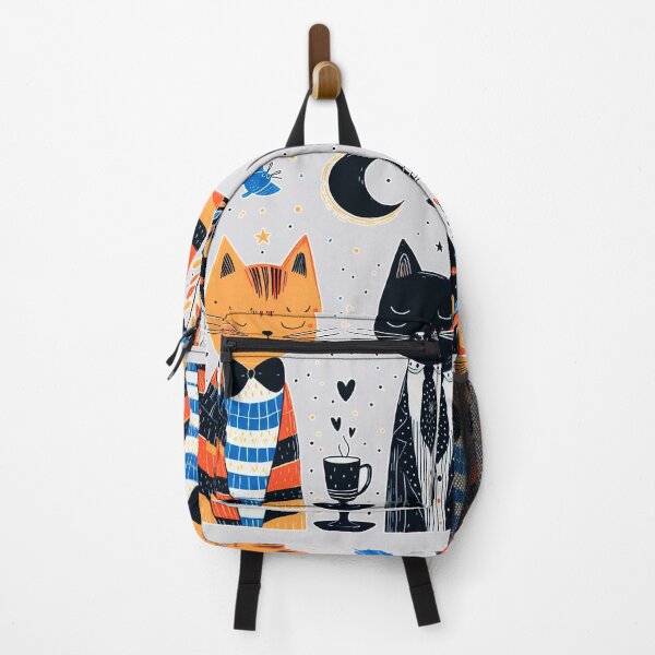 Item preview, Orange Cat Black Cat enjoy Drinking designed and sold by Nanthanon.