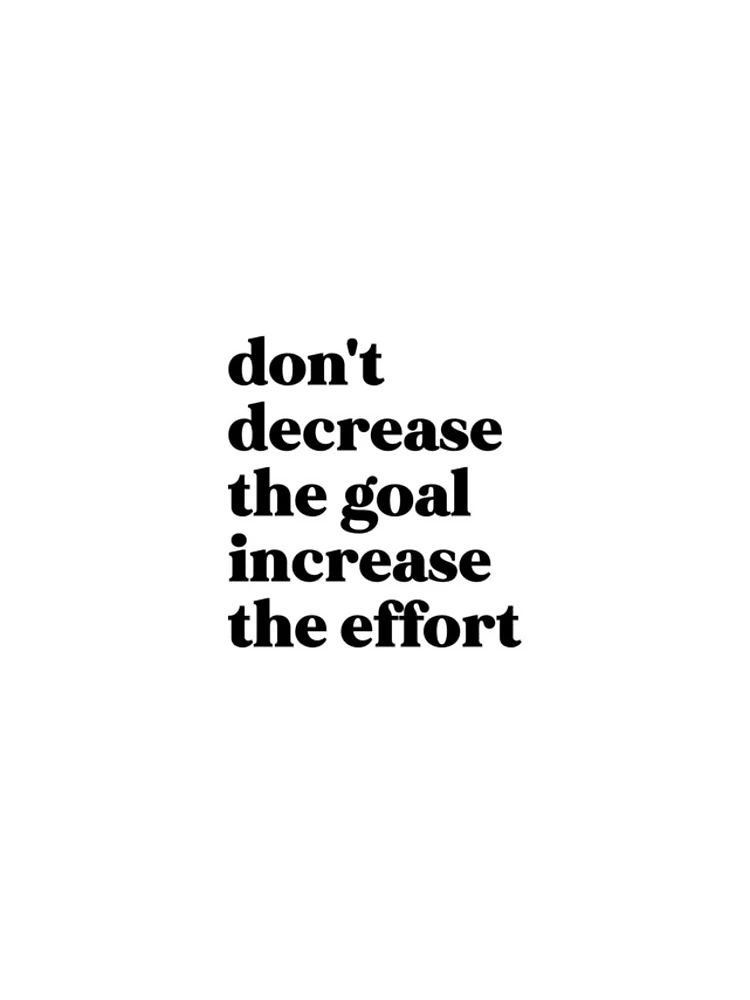 Thumbnail 4 of 4, iPhone Case, Don't decrease the goal increase the effort designed and sold by weirdly weird.