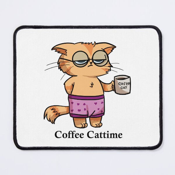 Item preview, Coffee Cat Time designed and sold by Lil-Kimo.