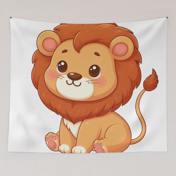 Item preview, Adorable Lion: King of Cuteness designed and sold by Canaba.