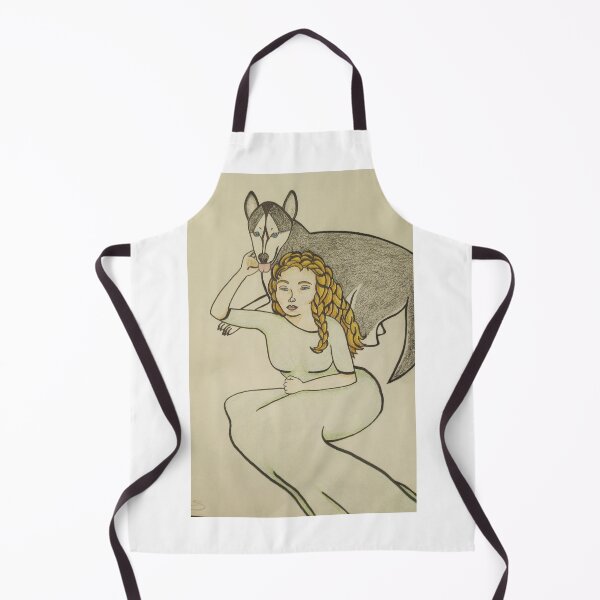 Item preview, Daughter and her dog designed and sold by TigressBlack.