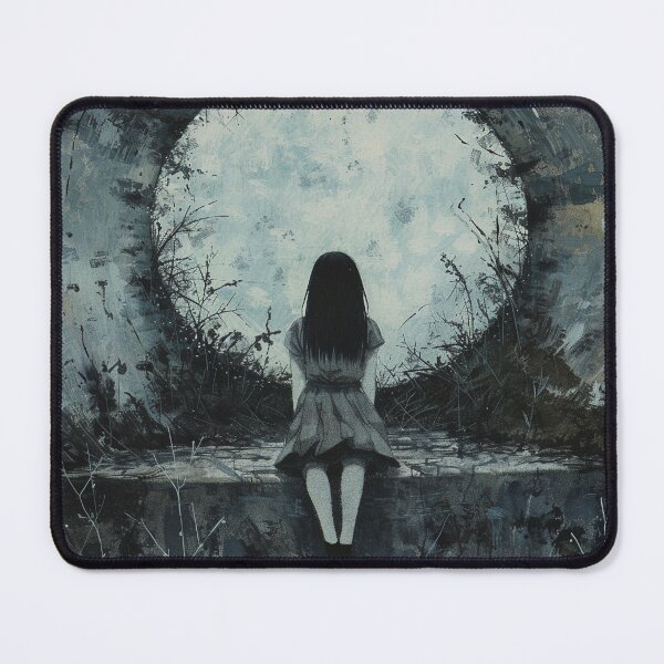 Item preview, Illusion – melancholic manga anime girl designed and sold by ForsakenFrames.
