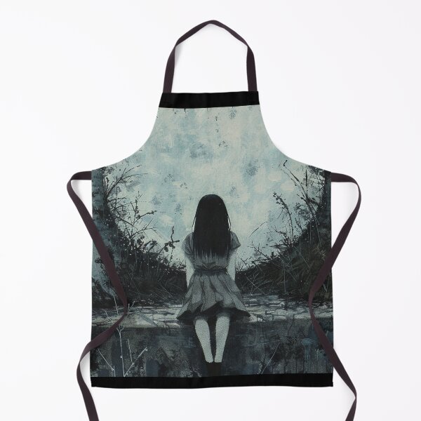Item preview, Illusion – melancholic manga anime girl designed and sold by ForsakenFrames.