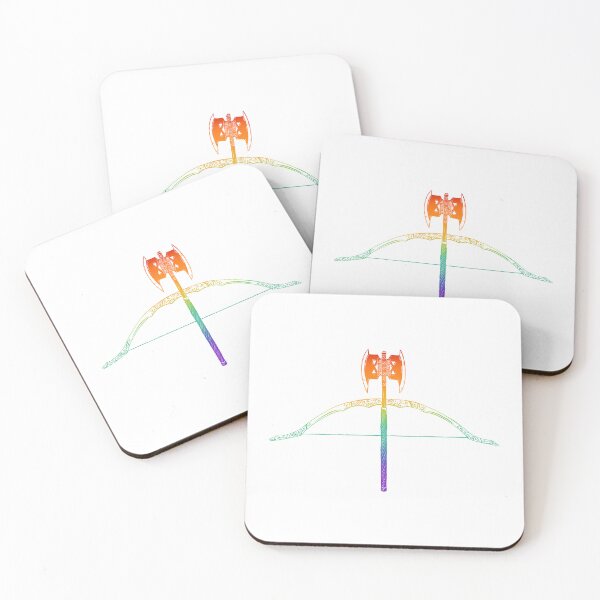 Item preview, You have my bow and my axe (rainbow) designed and sold by TheDoodlemancer.