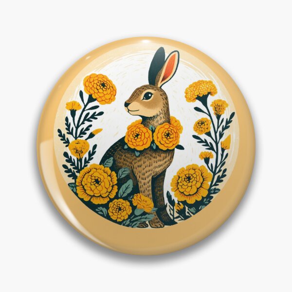 Artikelvorschau, Ringelblumenhase entworfen und verkauft von FrictionMaxxing.