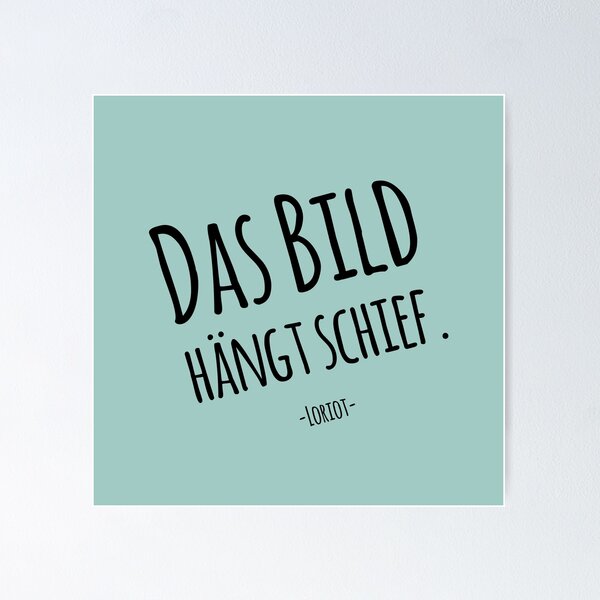 Item preview, sayings by Loriot designed and sold by Musterschaft.