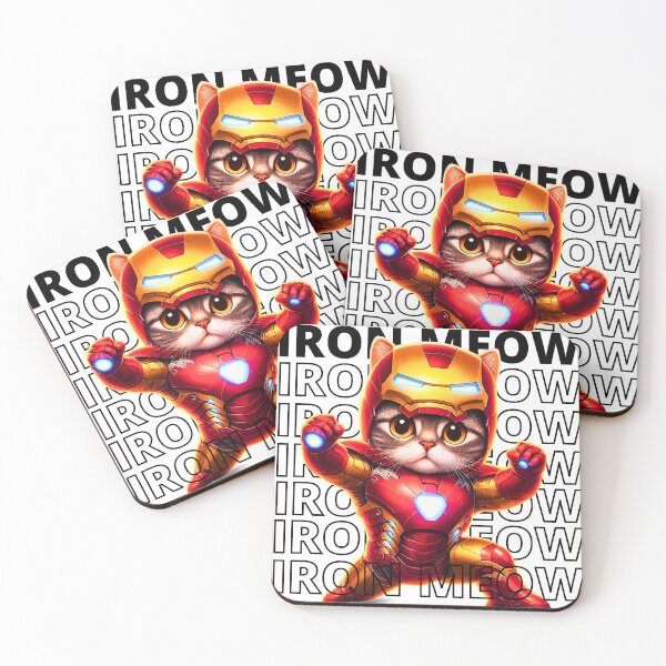 Item preview, Feline Iron Hero,T-Shirt designed and sold by put1mali19.