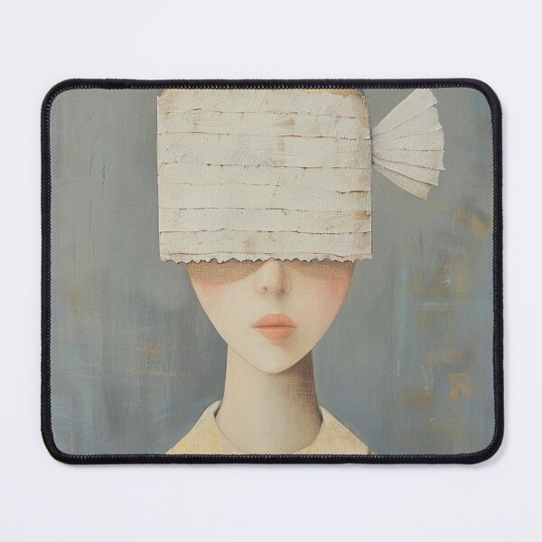 Item preview, Blindfolded Girl Artistic Portrait designed and sold by christinadel.