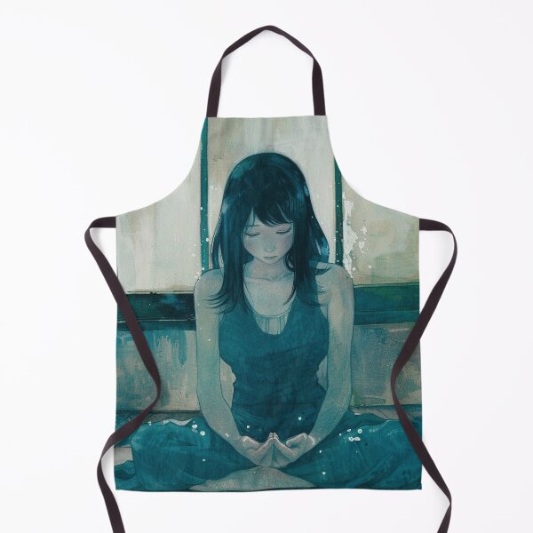 Item preview, sitting in solitude – melancholic manga anime girl designed and sold by ForsakenFrames.