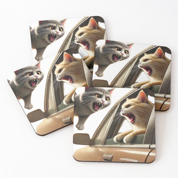 Item preview, Cats quarrel designed and sold by Catsmoment.