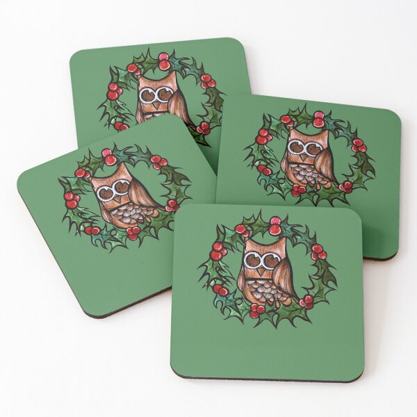 Item preview, Xmas Owl designed and sold by FrictionMaxxing.