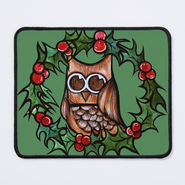Item preview, Xmas Owl designed and sold by FrictionMaxxing.