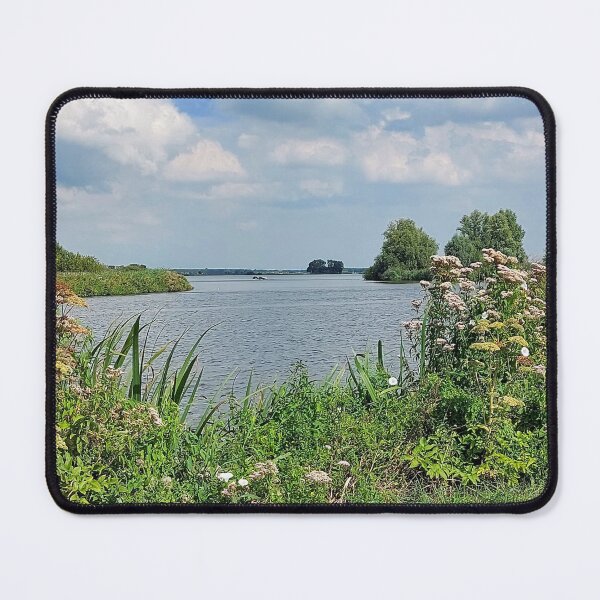 Item preview, Rustic Scene at River Zijl, Leiden, Netherlands designed and sold by hajarsdeco.
