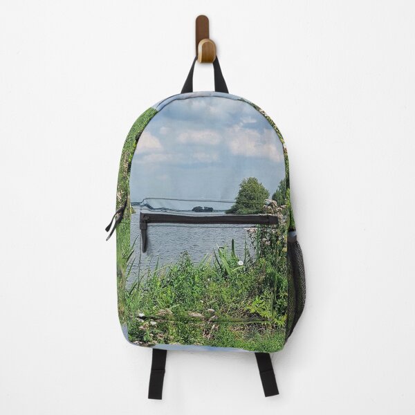 Item preview, Rustic Scene at River Zijl, Leiden, Netherlands designed and sold by hajarsdeco.