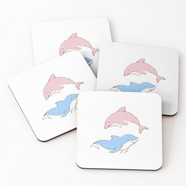 Item preview, Dolphins white (sealife I) designed and sold by judysstudio.