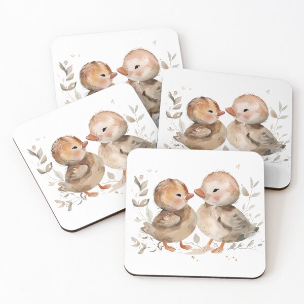 Item preview, Lovely ducks couple drawing style designed and sold by Lemon-Monday.