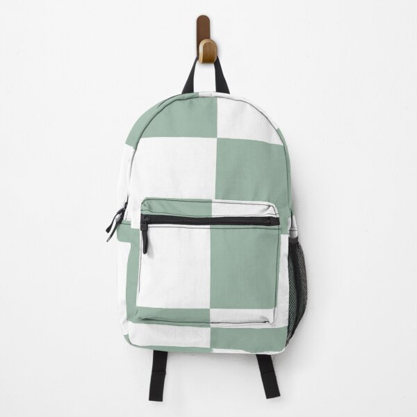 Item preview, MUTED GREEN and WHITE LARGE CHECKERS designed and sold by RachelMacht.