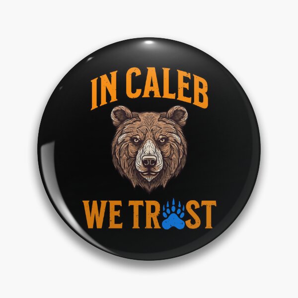 Item preview, In Caleb We Trust Chicago Bears Fan Gift designed and sold by ceddybaby612.