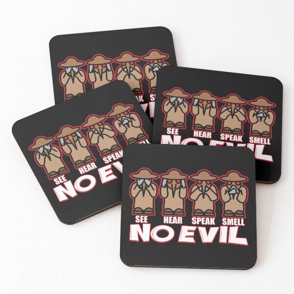 Item preview, See no evil, hear no evil, speak no evil, smell no evil designed and sold by LostintheLines.