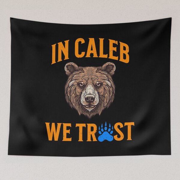 Item preview, In Caleb We Trust Chicago Bears Fan Gift designed and sold by ceddybaby612.
