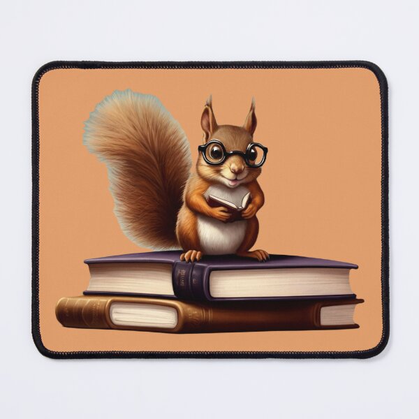 Item preview, Squirrel on Books designed and sold by NiRia Spot.