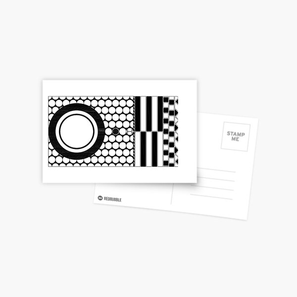 Gray Flames Postcard