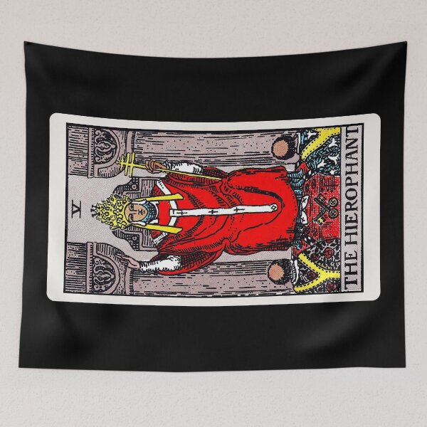 Item preview, Card #5 - The Hierophant - Rider Waite Smith Tarot designed and sold by ABSTRACT-IVISM.