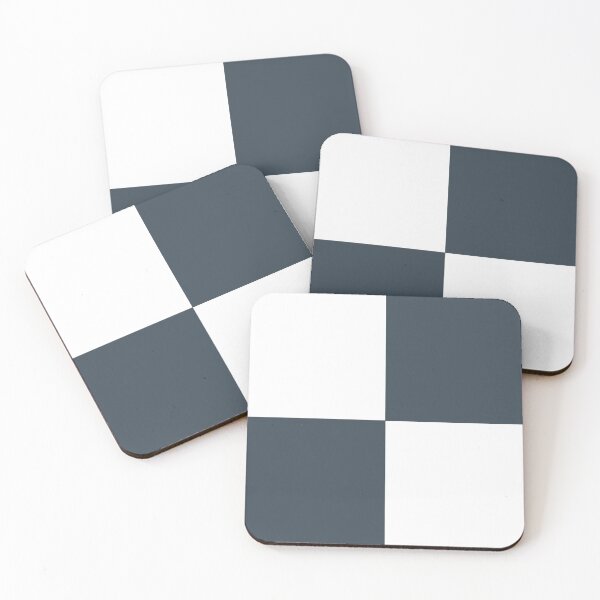Item preview, CHARCOAL GREY and WHITE LARGE CHECKERS  designed and sold by RachelMacht.