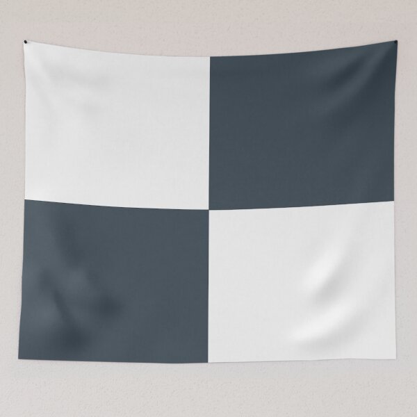 Item preview, CHARCOAL GREY and WHITE LARGE CHECKERS  designed and sold by RachelMacht.