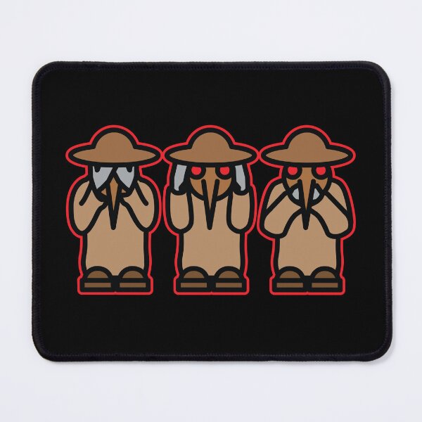 Item preview, See no evil, hear no evil, speak no evil designed and sold by LostintheLines.