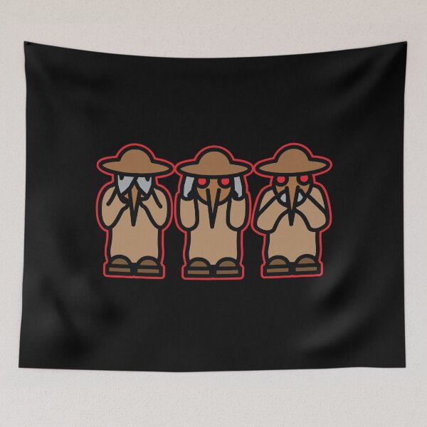 Item preview, See no evil, hear no evil, speak no evil designed and sold by LostintheLines.