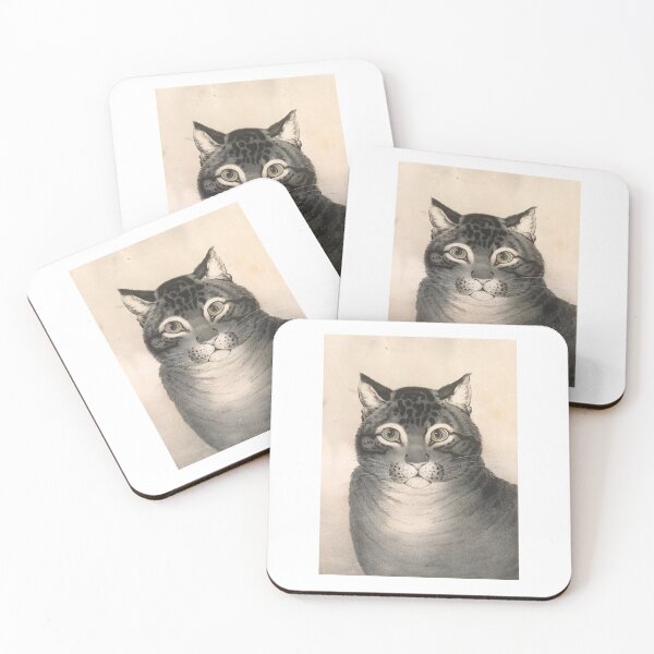 Item preview, The Favorite Cat - 1840s American Lithograph designed and sold by cheeseburgercat.