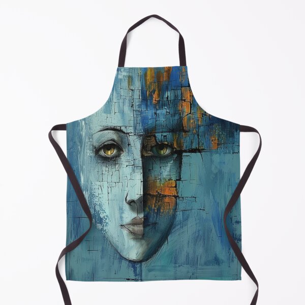 Item preview, Fragmented Abstract Face Art designed and sold by christinadel.
