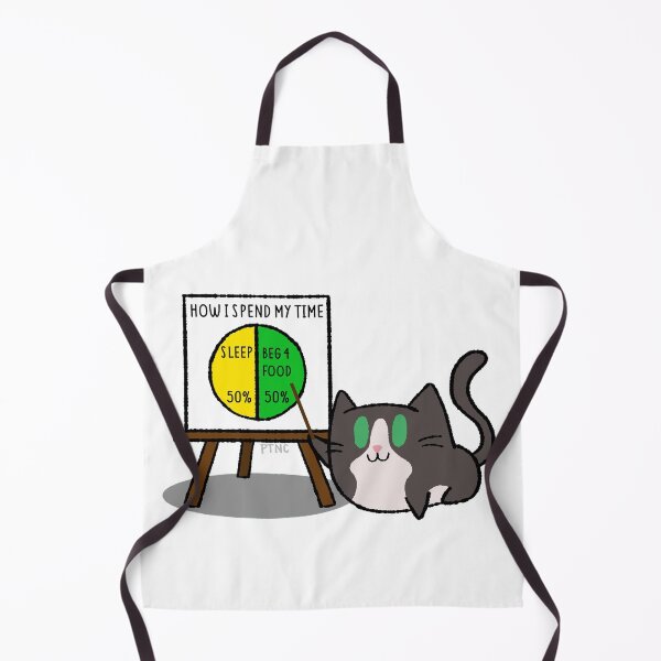 Item preview, Pudge showing pie chart designed and sold by PudgeTheCat.