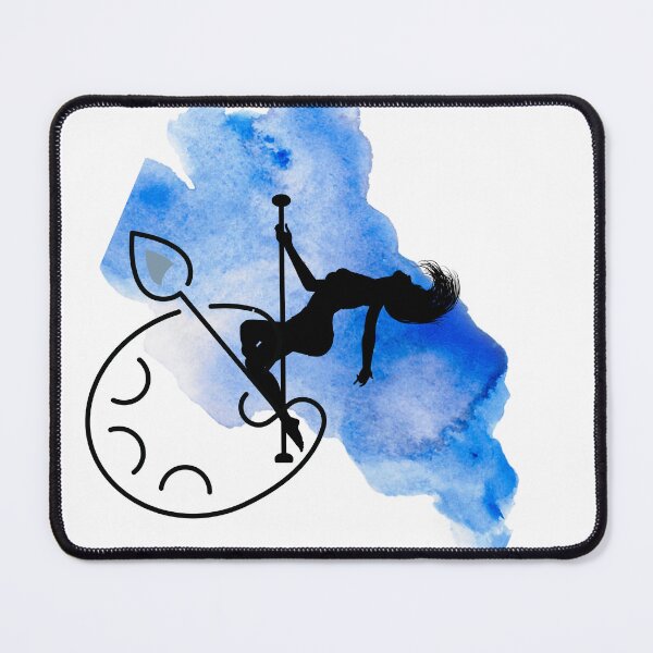 Item preview, In Blue Splash - Poledance art designed and sold by LifeSimpliCity.