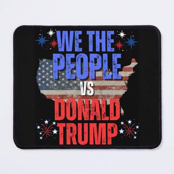 Item preview, We The People vs Donald Trump Vote Harris 2024 Save Democracy Political Design designed and sold by EarthArtDesigns.
