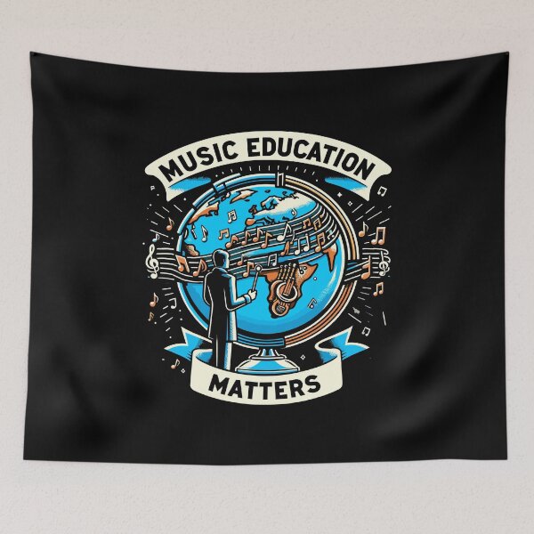 Item preview, Music Education Matters Music Teacher Appreciation designed and sold by Dressed For  Duty.