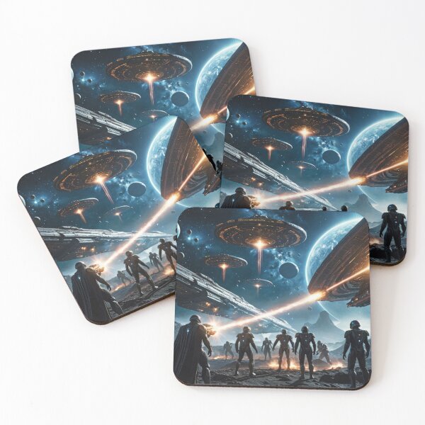 Item preview, epic space battle in an alien planet between spaceships designed and sold by dimitrisbar.