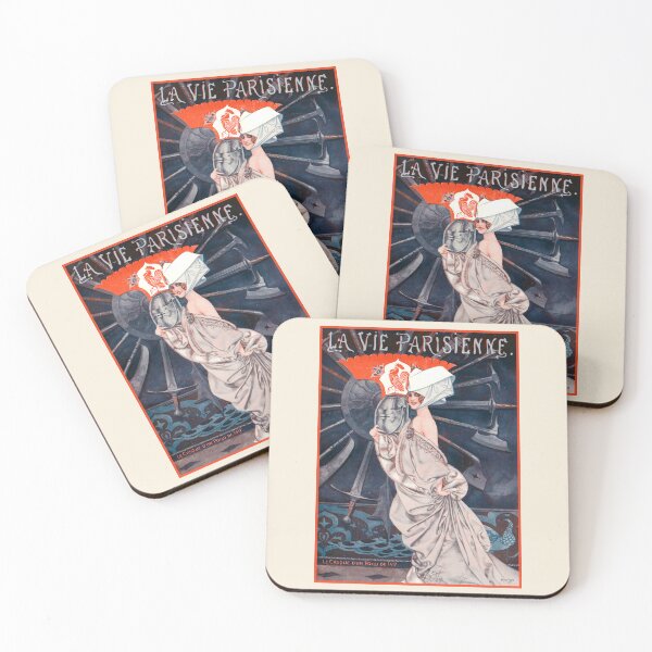 Item preview, La Vie Parisienne - Le casque d'un poilu de 1417, Illustration by Chéri Hérouard - Art Deco designed and sold by elektronen.