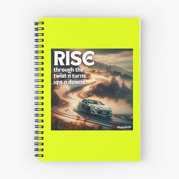 Item preview, Rise through the twist n turns, ups n downs designed and sold by MOTOSHIFT.