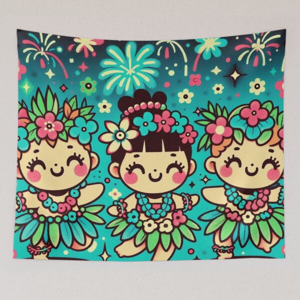 Item preview, Enchanting Hula Kids - 170 designed and sold by sagaofsilence.