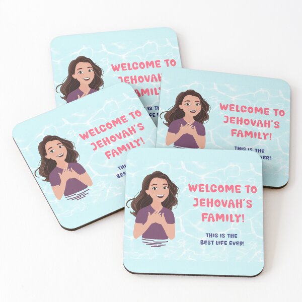 Item preview, JW baptism congratulatory gift card for sisters designed and sold by InkyKidArt.