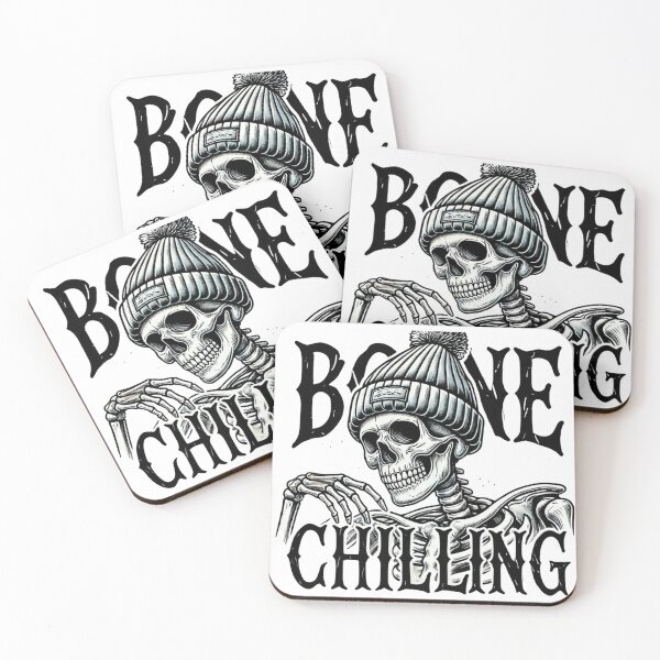 Item preview, Skeleton in a Funny Hat - Bone Chilling designed and sold by Blink Art Studio.