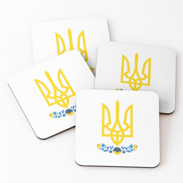 Item preview, Ukrainian Trident with Flowers designed and sold by PionierAdler.